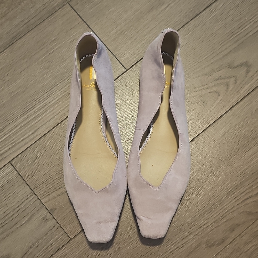 Sam Edelman Light Lavender Suede Ballet Flats